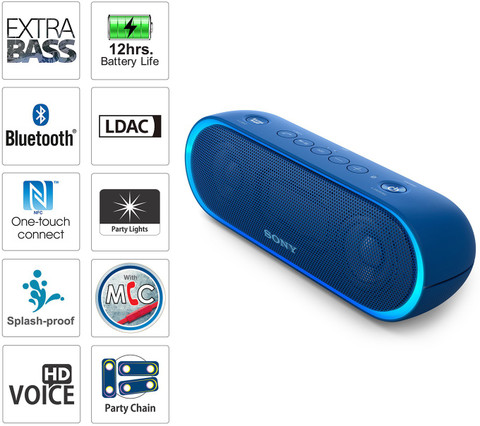 Buy SONY SRS-XB20 20 W Portable Bluetooth Speaker Online from