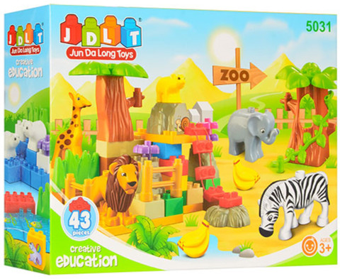 Toy House Zoo Blocks -43pcs - Zoo Blocks -43pcs . Buy Zoo toys in