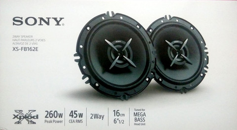 SONY Mega Bass Xs-Fb162e Coaxial Car Speaker Price in India Buy