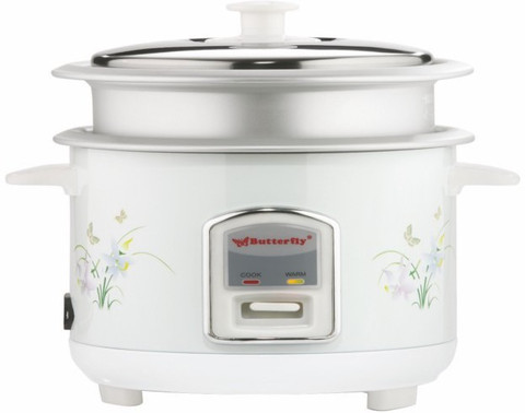 Butterfly KRC 07 L WHITE Electric Rice Cooker Price in India