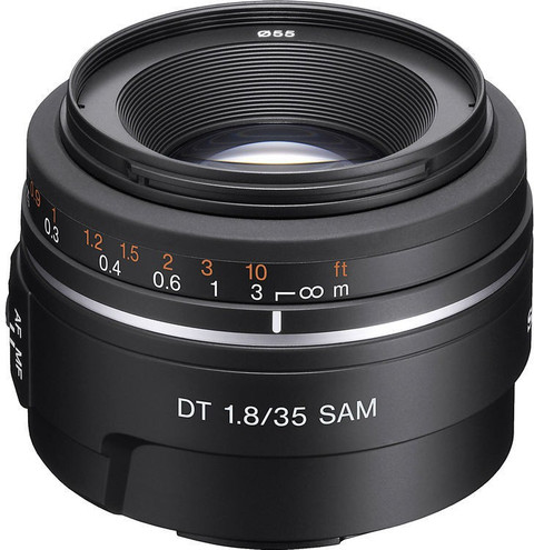 SONY DT 35mm f/1.8 SAM A-Mount Wide-angle Prime Lens - SONY