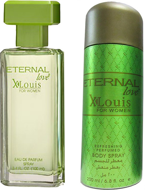 Eternal Love XLouis Perfume AND Body Spray For Women(100+200ML) Eau de  Parfum 300 ml