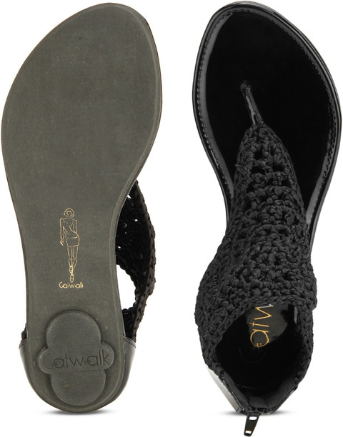 Catwalk Women Flats Buy BLACK Color Catwalk Women Flats Online