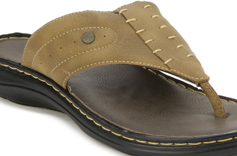 Bata Men TERRANCE CUSHION Slippers - Buy Brown Color Bata  display picture 1
