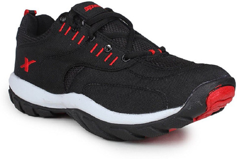 Sparx 100 Original SM-113 Black red Sport Running Shoes For Men