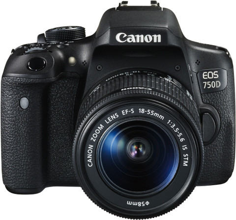 Canon EOS 750D DSLR Camera Body with Single Lens: 18-55mm (16 GB