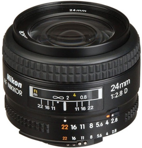 NIKON AF NIKKOR 24mm f/2.8D    Wide-angle Prime Lens - NIKON