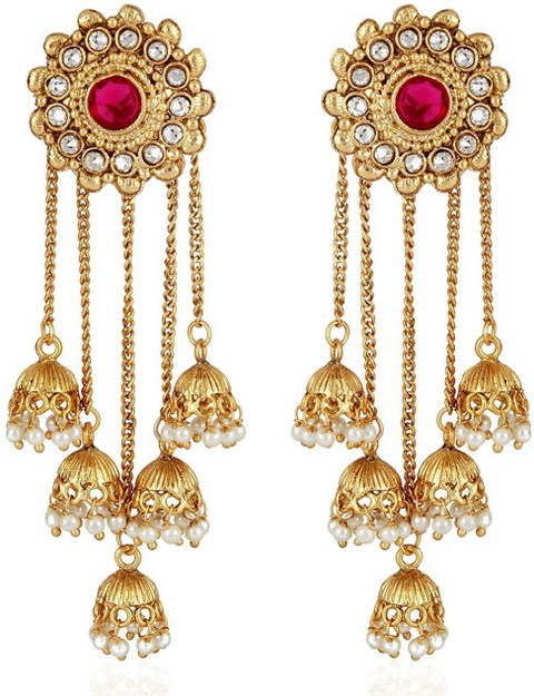 Buy Shining Diva Gold Plated Stylish Fancy Party