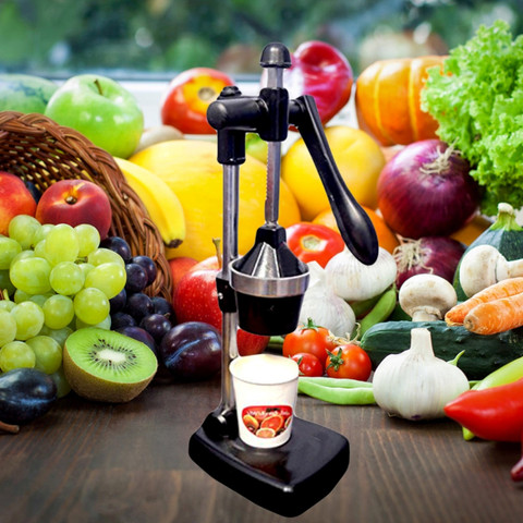 Juicer Steel Hand Press Juicer with Juice Maker Jar Juice