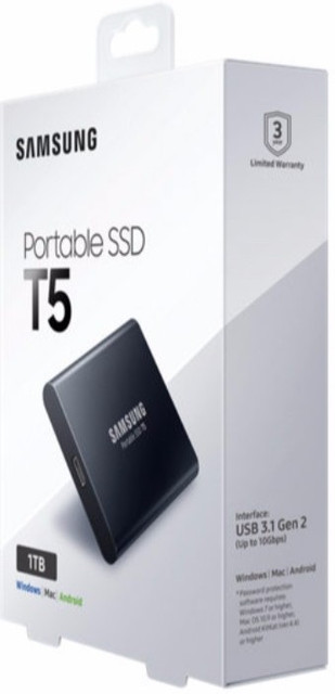 Samsung T5 TB External Solid State Drive (SSD)