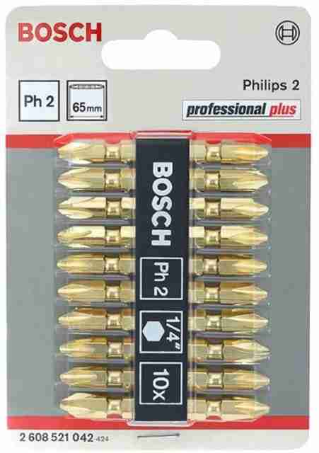 BOSCH PH2 GOLDEN STAR/SCREWDRIVER BITS Screwdriver Bit Set Price