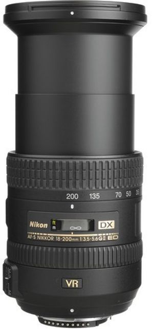 NIKON AF-S DX NIKKOR 18-200mm f/3.5-5.6G ED VR II Telephoto Zoom