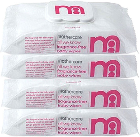 Mothercare All We Know Fragrance-Free Baby Wipes 72 Wipes Price
