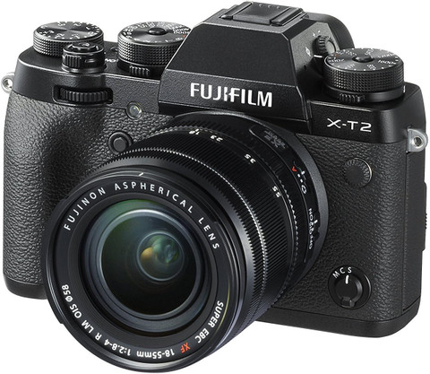 FUJIFILM X-T2 with 18-55 mm F2.8-4.0 R LM OIS Lens Mirrorless