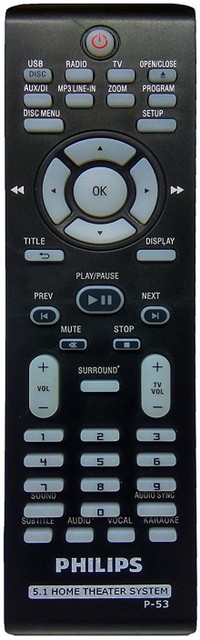 LipiWorld URC-P53 Home Theater System Compatible For Philips Remote  Controller