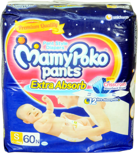 MamyPoko extra absorb diapers S