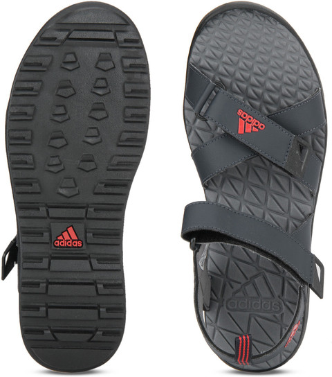 Adidas Alsek 2017 Men\'s Sandals, Dark Navy Blue With Red Logo, Size 8 Adidas Men main image 2