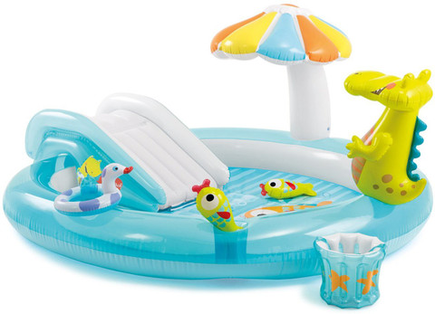 Swim Center Intex Mushroom Pool INTEX Gator Play Center Inflatable