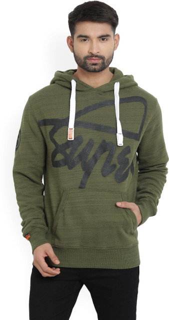 Superdry Full Sleeve Printed Men Sweatshirt Buy Brown Superdry