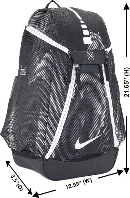 NIKE NK HPS ELT MAX AIR AOP 37 L Backpack White, Black Price