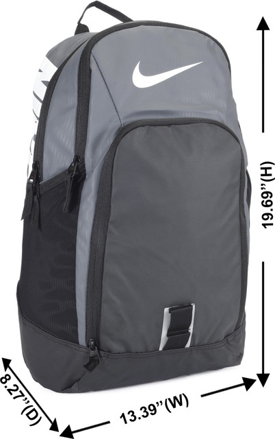 NIKE NK Alpha Rev 28 L Backpack White, Black, Flint Grey Price