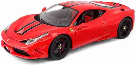 ミニカー Ferrari458Special RED Bburago Ferrari 458 Speciale, Scale 1:18 Model Diecast Car