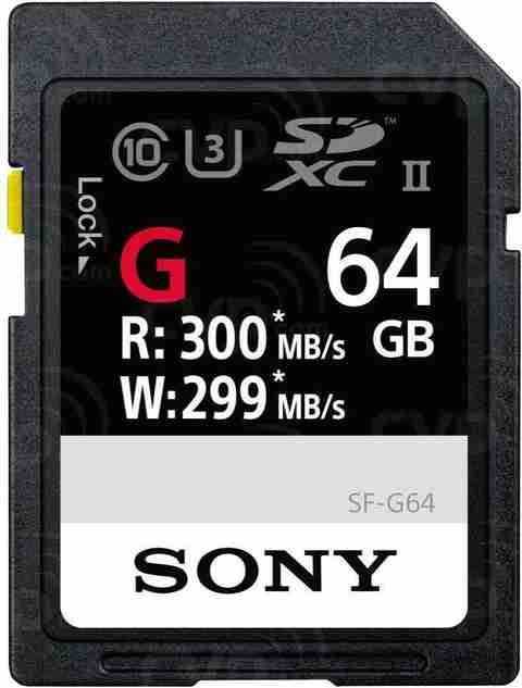 SONY SF-G64/T1 SF-G With Sony Card Reader 64 GB SDXC Class