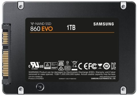 Samsung 860 Evo 1 TB Laptop, Desktop Black SATA III Internal Solid