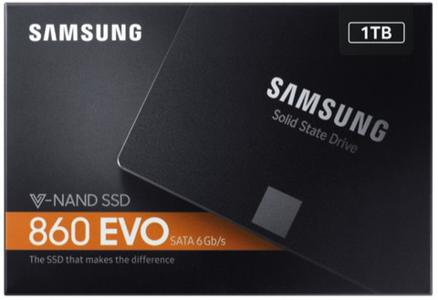 Samsung 860 Evo 1 TB Laptop, Desktop Black SATA III Internal Solid