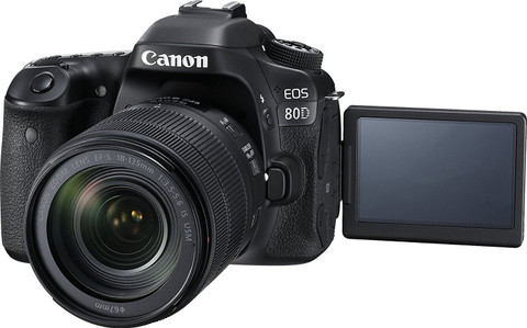 Canon EOS 80D DSLR Camera Body with 18-135 mm Lens Price in India