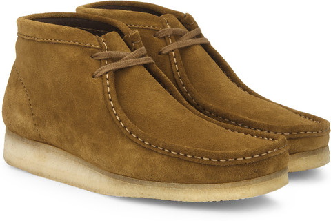 CLARKS Wallabee Boot Bronze Boots For Men - Buy Bronze Color
