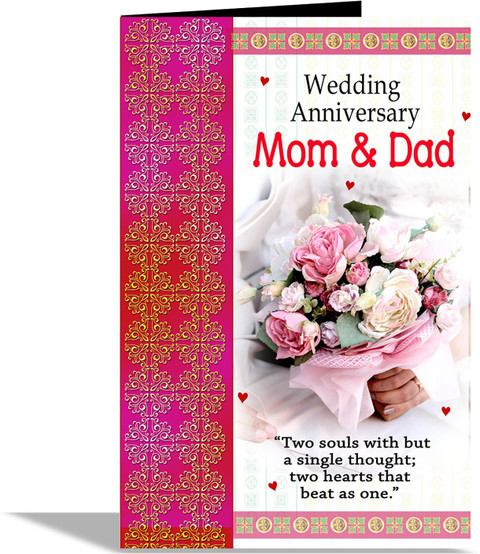 alwaysgift Wedding Anniversary Mom Dad Greeting Card Greeting