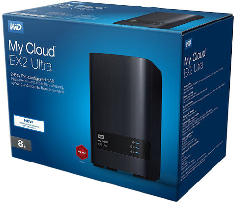 WD My Cloud EX2 Ultra 8 TB External Hard Disk Drive (HDD) with 8