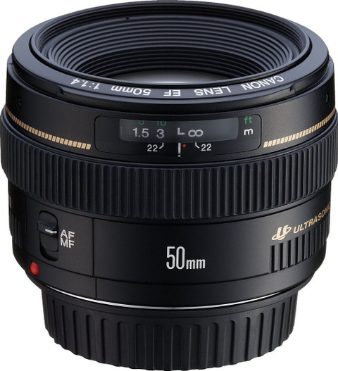 【canon】EF 50mm f1.4 USM Canon EF 50 mm f/1.4 USM Standard Prime Lens - Canon : Flipkart.com