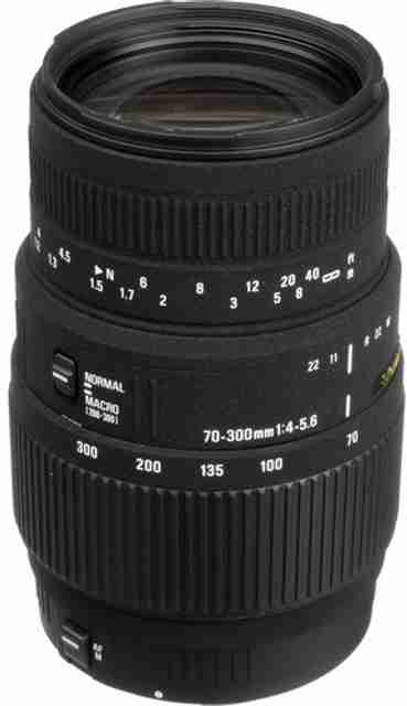SIGMA 70 - 300 mm F4-5.6 DG Macro Telephoto Zoom Lens - SIGMA