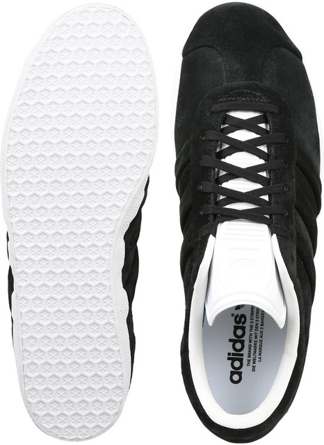 ADIDAS ORIGINALS Gazelle Stitch And Turn Sneakers For Men - Buy  CBLACK/CBLACK/FTWWHT Color ADIDAS ORIGINALS Gazelle Stitch And Turn  Sneakers For Men Online at Best Price - Shop Online for Footwears in
