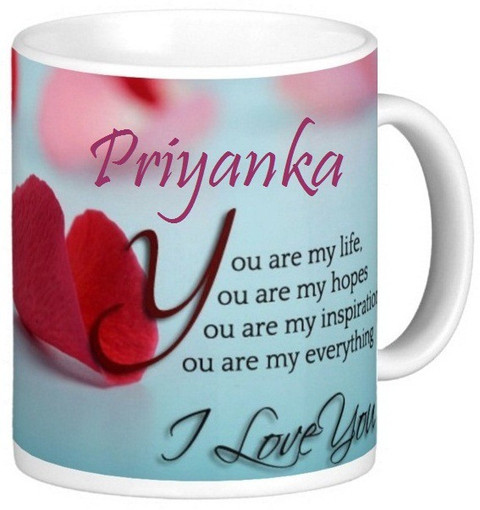マリア様 Thankyou Nakshasutra Priyanka Love Message 06 Ceramic Coffee Mug Price in