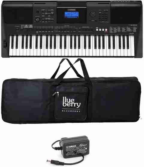 即発送 YAMAHA PSR-E453 61鍵　アダプター　 カバー付き YAMAHA PSR - E453, 61 keys Keyboard along with Adapter and