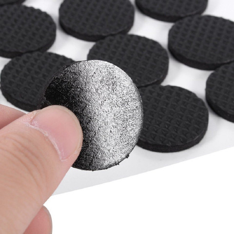 Iktu Self Adhesive Round Felt Pads Non Skid Floor Protector