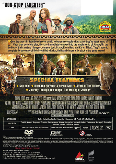 Jumanji: Welcome to the Jungle Price in India Buy Jumanji