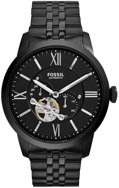 FOSSIL Black Dial Multifunction Smart Analog Watch For Men