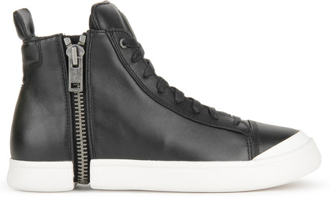 DIESEL ZIP-ROUND S-NENTISH Sneakers For Men Buy Black Color