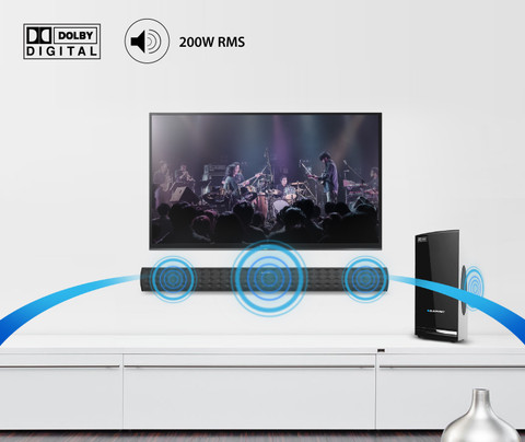 Buy Blaupunkt SBWL-01 Dolby 200 W Bluetooth Soundbar Online from