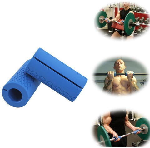 KOBO Thick Bar Grips Turns Barbell, Dumbbell, and Kettlebell Into