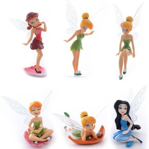 P s retail Tinker Bell Cartoon Fairy Princess Doll Action Figures