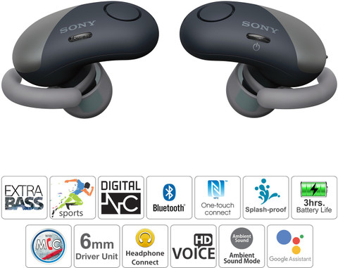 SONY WF-SP700N True Wireless Bluetooth Price in India - Buy SONY