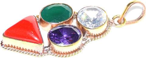 RUDRA DIVINE Capricornus Zodiac makar Rashi Pendant with 100