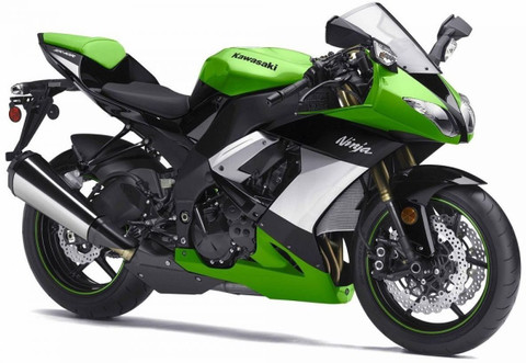 Welly 1:18 Die Cast Motorcycle Kawasaki 2009 Ninja ZX-10R - 1:18