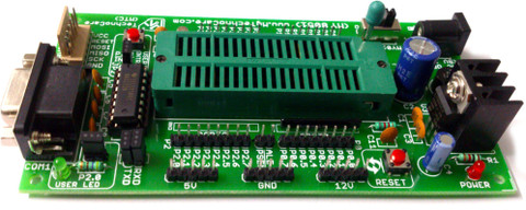 MY TechnoCare ATMEL 8051 Development Board ZIF Socket +