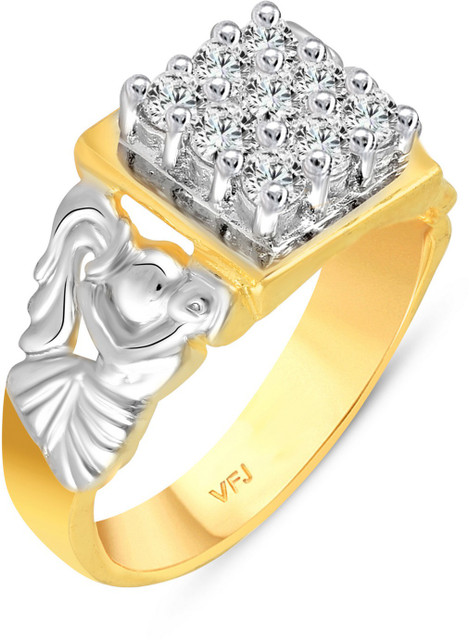 VIGHNAHARTA Zodiac sign AQUARIUS (Kumbh Rashi) Gents Ring for Men